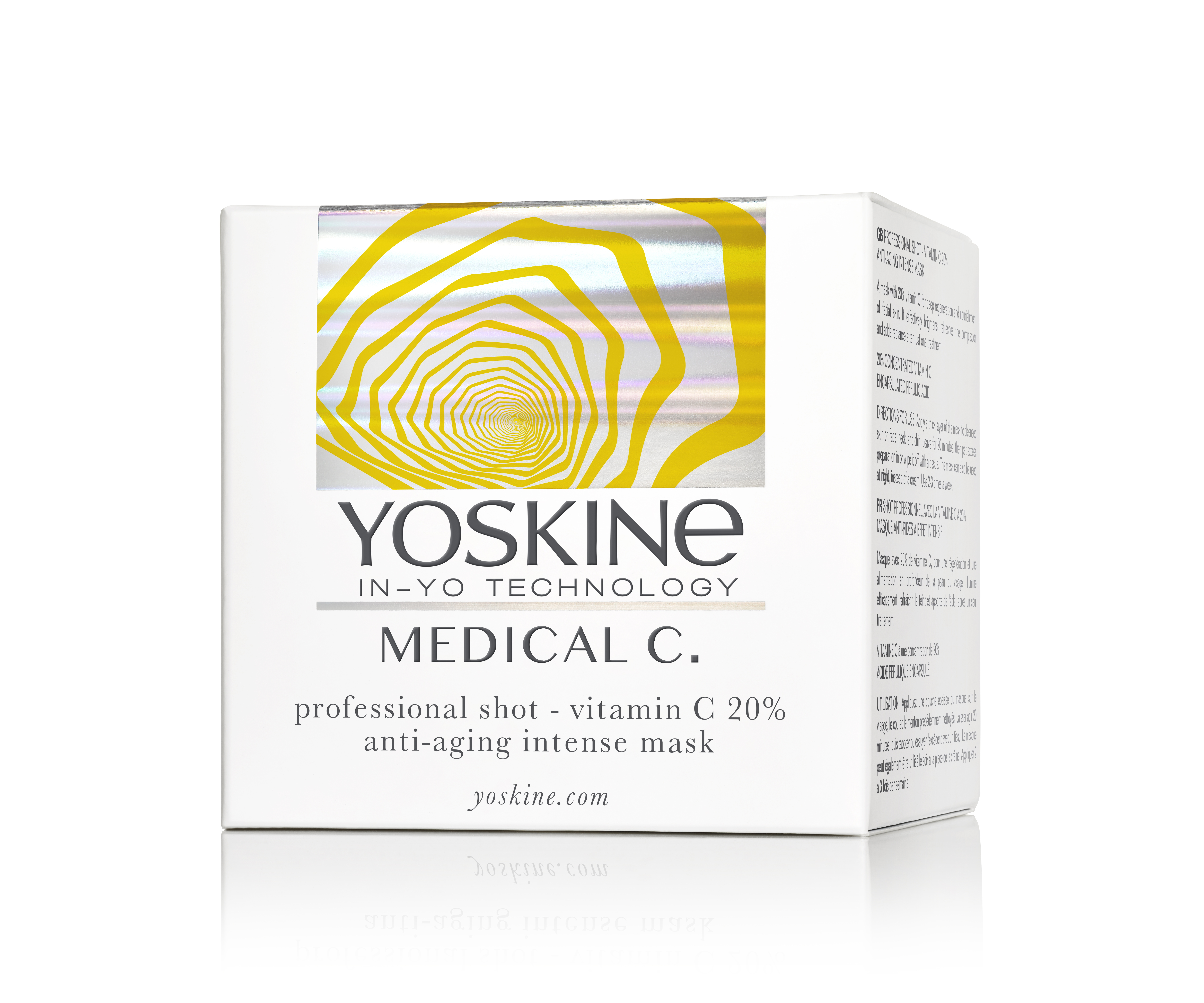 YOSKINE MEDICAL C. Professional shot - Vitamin C 20% anti-aging intense mask