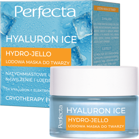 PERFECTA HYALURON ICE Hydro-Jello Lodowa maska do twarzy