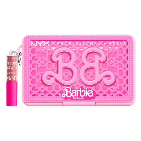 NYX Professional Makeup x Barbie™ The Movie_Paleta cieni z mini błyszczykiem Butter Gloss_69,99 zł_1