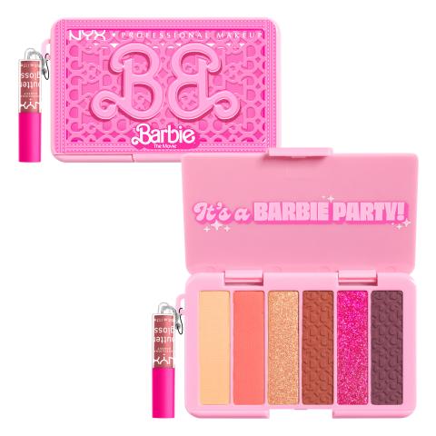 NYX Professional Makeup x Barbie™ The Movie_Paleta cieni z mini błyszczykiem Butter Gloss_69,99 zł_3