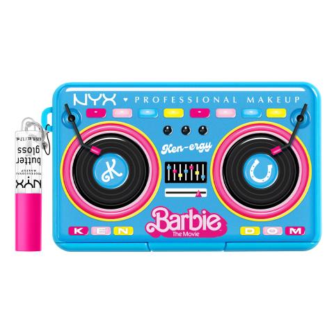 NYX Professional Makeup x Barbie™ The Movie_Paleta cieni z mini błyszczykiem Butter Gloss_69,99 zł_8