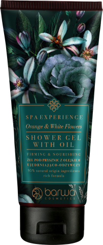 BARWA SPA EXPERIENCE ORANGE & WHITE FLOWERS Żel pod prysznic z olejkiem Ujędrniająco-odżywczy