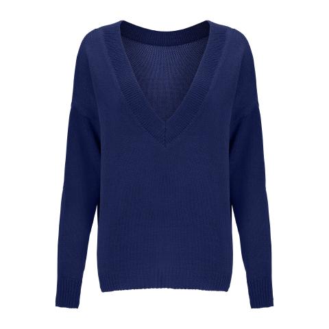 Sweter BECKY V_ocean blue