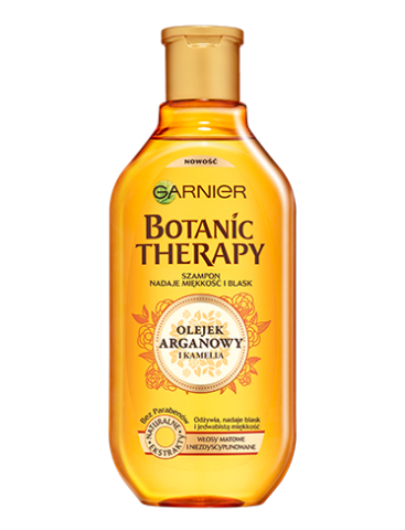 Botanic Therapy olejek arganowy kamelia szampon do włosów matowych i niezdyscyplinowanych
