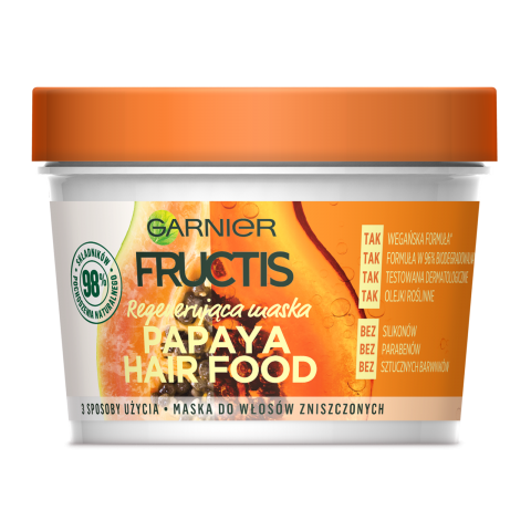 papaya hair food