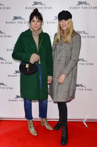 Joanna Biawo oraz Aleksandra Gąsiorowska podczas otwarcia butiku marek BUNNY THE STAR i BUNNY POSITIV_25.10.2018