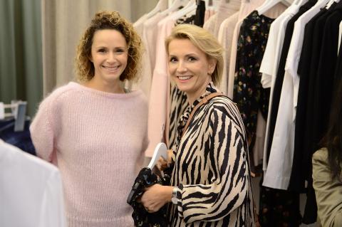 Monika Mrozowska i Marta Kuligowska podczas otwarcia butiku marek BUNNY THE STAR i BUNNY POSITIV_25.10.2018