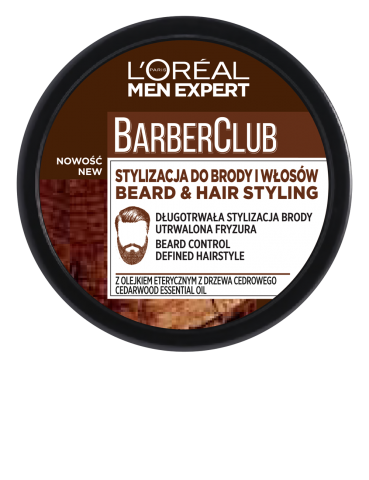 BARBERCLUB - krem do stylizacji brody i włosów