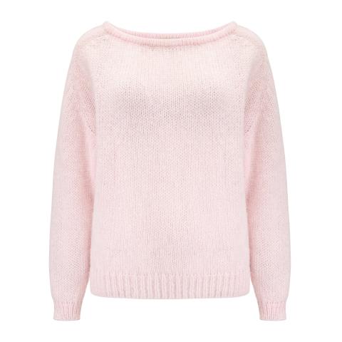 BUNNY THE STAR_Sweter Sky Baby Pink Braid