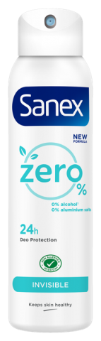SANEX ZERO% Dezodorant w sprayu Invisible