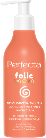 PERFECTA FOLIC MOM Fizjologiczna emulsja do higieny intymnej i mycia ciała