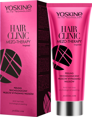 YOSKINE HAIR CLINIC MEZO-THERAPY PEELING TRYCHOLOGICZNY PRZECIW WYPADANIU WŁOSÓW