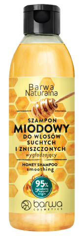 BARWA NATURALNA SZAMPON MIODOWY do włosów suchych i zniszczonych