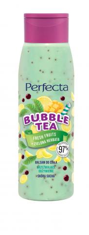 NOWOŚĆ! PERFECTA BUBBLE TEA Balsam do ciała Fresh Fruits + Zielona Herbata