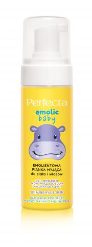 PERFECTA EMOLIC BABY Emolientowa pianka myjąca do ciała i włosów