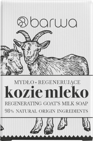 BARWA REGENERUJĄCE MYDŁO W KOSTCE KOZIE MLEKO 