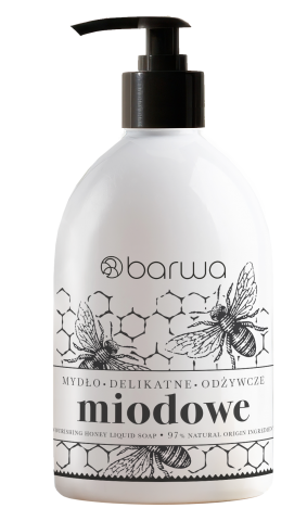 BARWA ODŻYWCZE MYDŁO W PŁYNIE MIODOWE 