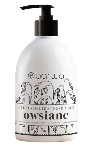 BARWA KOJĄCE MYDŁO W PŁYNIE OWISANE