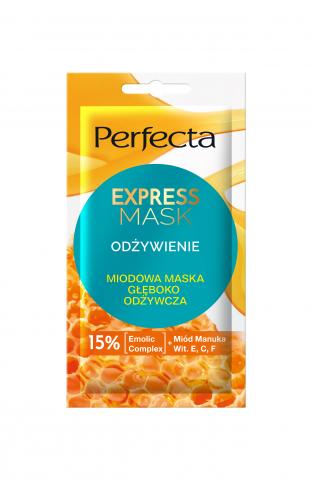NOWOŚĆ 2025! PERFECTA Express Mask Miodowa maska głęboko odżywcza