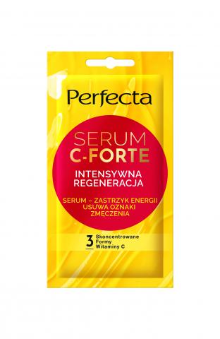 NOWOŚĆ 2025! PERFECTA Serum C-Forte Maseczka intensywnie regenerująca
