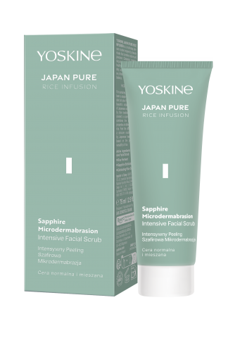 YOSKINE JAPAN PURE RICE INFUSION Intensywny Peeling Szafirowa Mikrodermabrazja