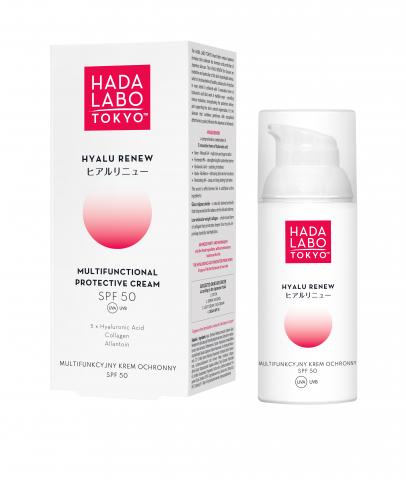 HADA LABO TOKYO HYALU RENEW MULTIFUNKCYJNY KREM OCHRONNY SPF 50