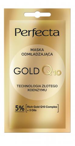 NOWOŚĆ 2025! PERFECTA GOLD Q10 MASKA ODMŁADZAJĄCA