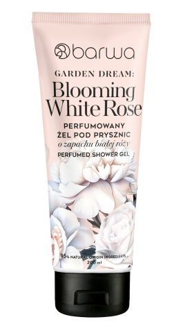 BARWA GARDEN DREAM Blooming White Rose Perfumowany żel pod prysznic BIAŁA RÓŻA