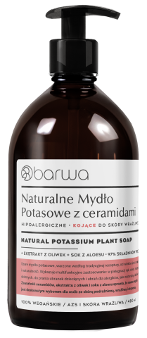 Naturalne Szare Mydło Potasowe Kojące 