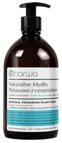 Naturalne Szare Mydło Potasowe Nawilżające