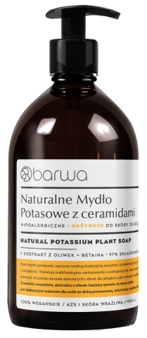 Naturalne Szare Mydło Potasowe Odżywcze