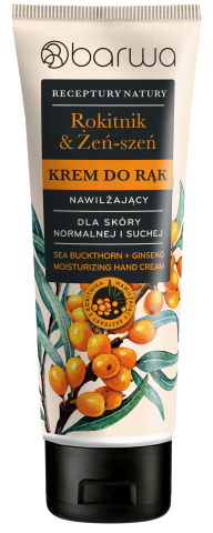 RECEPTURY NATURY Krem do rąk ROKITNIK + ŻEŃ-SZEŃ 