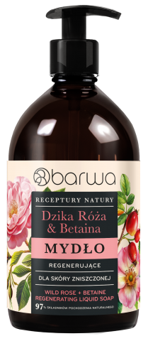 RECEPTURY NATURY Mydło Regenerujące DZIKA RÓŻA & BETAINA 