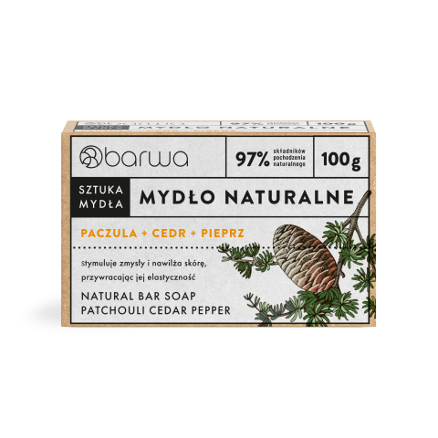 BARWA SZTUKA MYDŁA Mydło naturalne paczula + cedr + pieprz