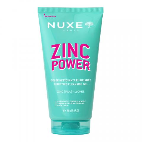 NUXE ZINC POWER Oczyszczający żel do mycia twarzy