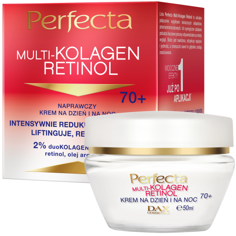 PERFECTA MULTI-KOLAGEN RETINOL Naprawczy krem na dzień i na noc 70+
