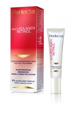 PERFECTA MULTI-KOLAGEN RETINOL Przeciwzmarszczkowy krem pod oczy i na powieki