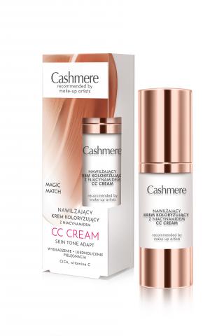 CASHMERE CC Cream Nawilżający krem koloryzujący z niacynamidem Magic Match