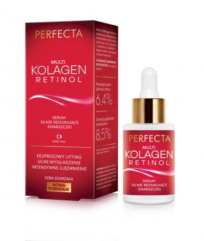 PERFECTA MULTI-KOLAGEN RETINOL Przeciwstarzeniowe serum redukujące zmarszczki