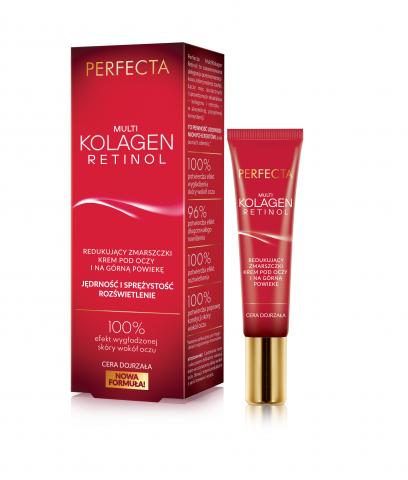 PERFECTA MULTI-KOLAGEN RETINOL Redukujący zmarszczki krem pod oczy i na górną powiekę