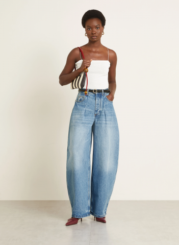 BREUNINGER.COM_JACQUEMUS_Dżinsy typu barrel LE DE-NÎMES OVALO_2 190 zł_1