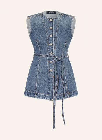 BREUNINGER.COM_SPORTMAX_Kamizelka jeansowa SPDDOMINIO_1 469 zł