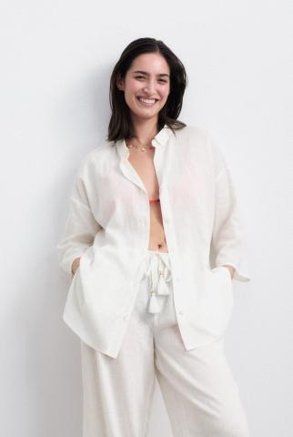 TRIUMPH_Summer Wear Boyfriend Shirt _Silk White_180 zł_1