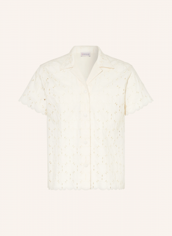 BREUNINGER.COM_MONCLER_Bluza koszulowa z dziurkowanej koronki_3 490 zł