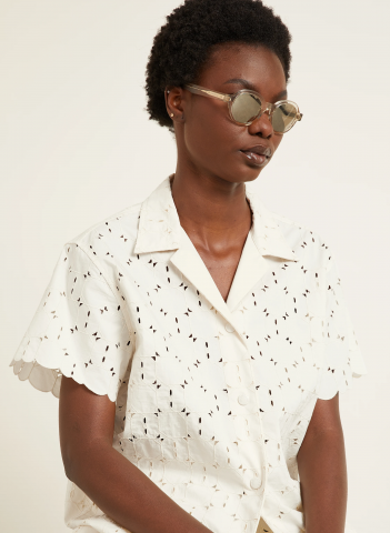 BREUNINGER.COM_MONCLER_Bluza koszulowa z dziurkowanej koronki_3 490 zł_1A