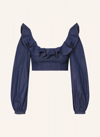 BREUNINGER.COM_ZIMMERMANN_Bluzka dżinsowa ASTER z falbanami_2 550 zł