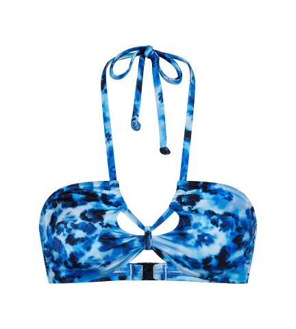 TRIUMPH_Midnight Swim Bandeau_Blue Combination_160 zł