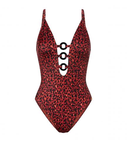 TRIUMPH_Midnight Swim_Kostium jednoczęściowy_Brown Dark Combination250 zł