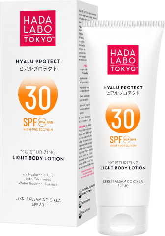 HADA LABO TOKYO HYALU PROTECT Lekki balsam do ciała SPF 30