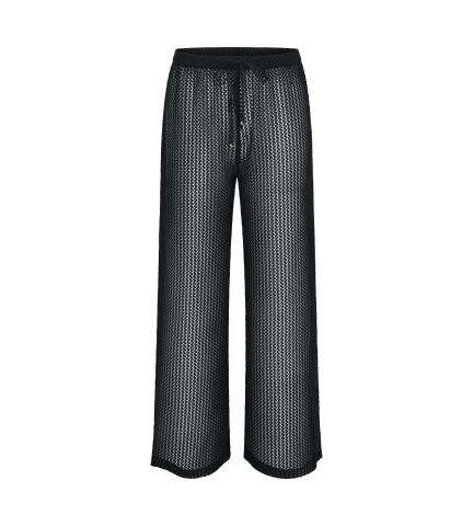 TRIUMPH_Beach MyWear Crochet Spodnie_Black_169 zł